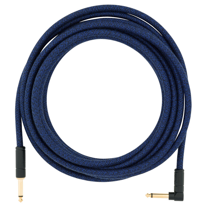 Cable Conexión Fender Festival de 18.6' 5.5 Mtrs Recto / Ángulo Recto - Blue Dream