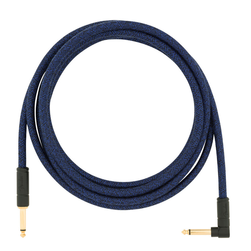 Cable Conexión Fender Festival de 10' 3 Mtrs Recto / Ángulo Recto - Blue Dream