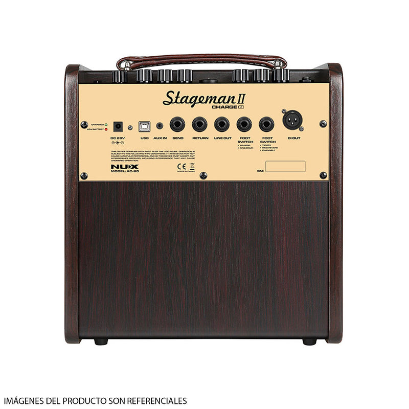 Amplificador de Guitarra Acústica NUX Stageman II AC-80