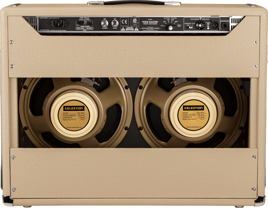 Amplificador de Guitarra Fender Tone Master Twin Reverb Blonde