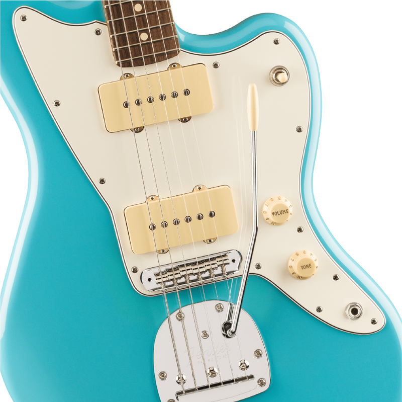 Guitarra Eléctrica Fender Player II Jazzmaster® de Edición Limitada British Racing Green con diapasón de Palisandro - Aquatone Blue