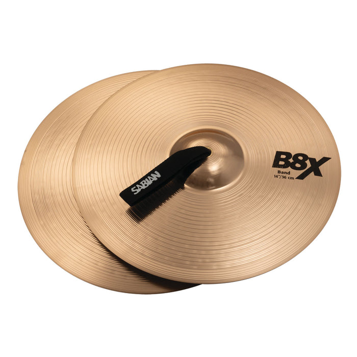 Platillos de mano Sabian Serie B8X para Banda de Marcha de 14" 41422X