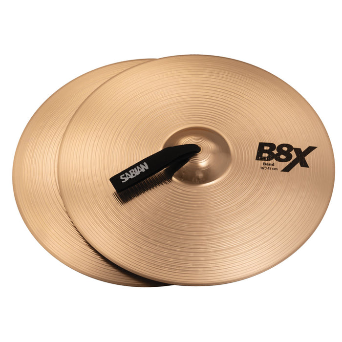 Platillos de mano Sabian Serie B8X para Banda de Marcha de 16" 41622X