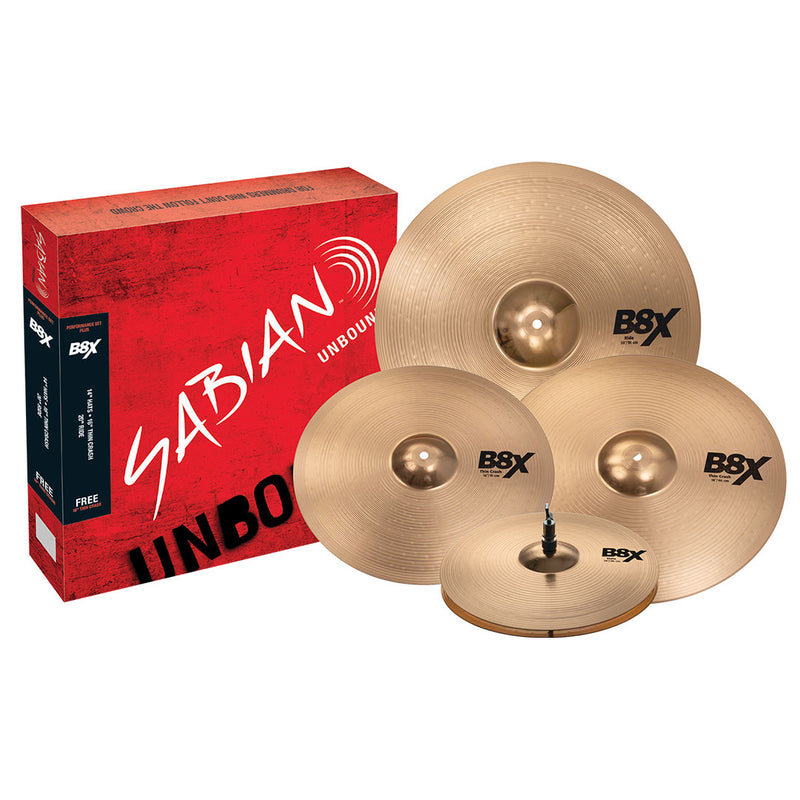 Pack de Platillos Sabian B8X Performance Set Plus 45003XG (14"H, 16"C, 20"R + 18"C)