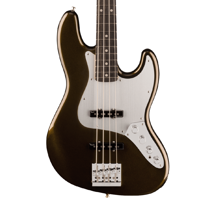 Bajo Eléctrico Fender American Ultra II Jazz Bass con diapasón de Ébano - Texas Tea
