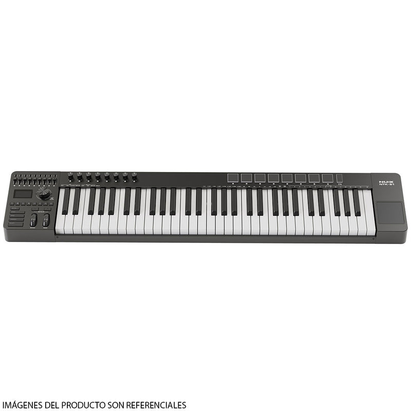 Controlador MIDI NUX NTK-61 de 61 Teclas