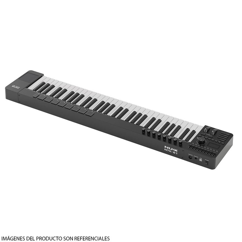 Controlador MIDI NUX NTK-61 de 61 Teclas