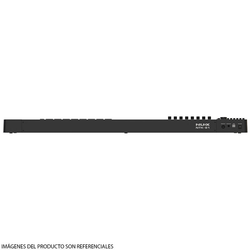 Controlador MIDI NUX NTK-61 de 61 Teclas