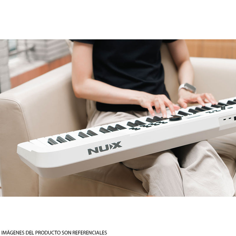 Teclado Portátil NUX NEK-110 - Blanco