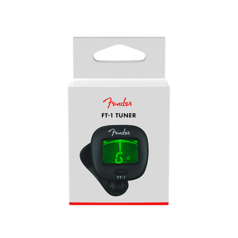 Afinador para Guitarra/Bajo Fender FT-1 Pro Clip On Tuner Black