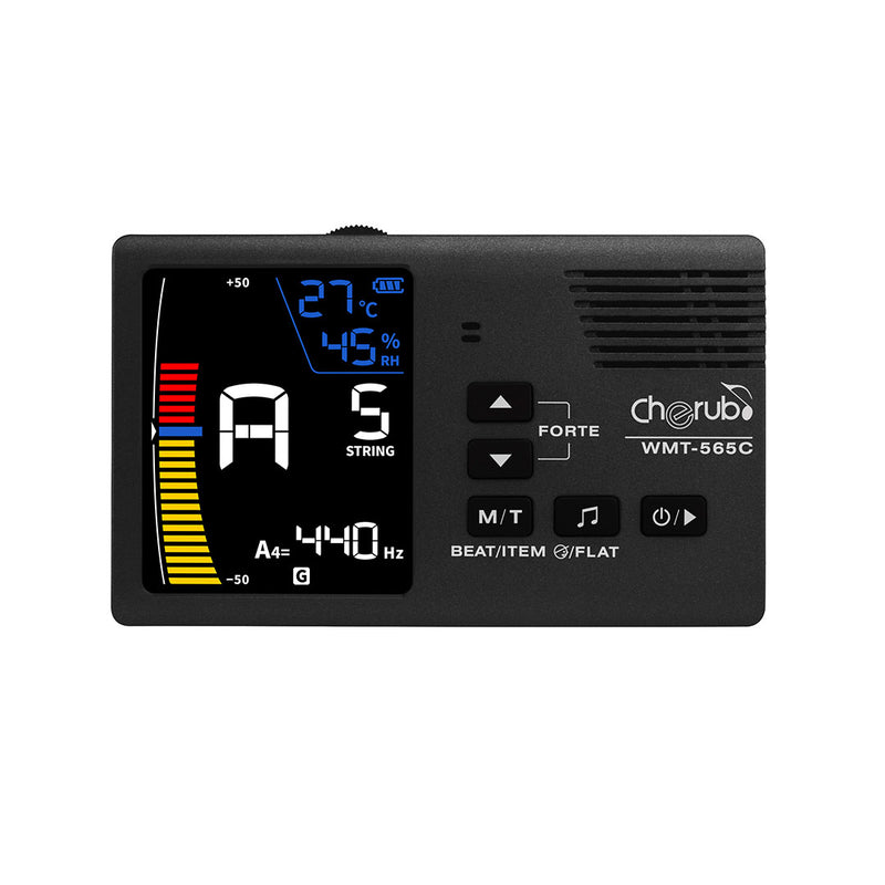 Afinador/Metrónomo con Higrómetro Cherub WMT-565C