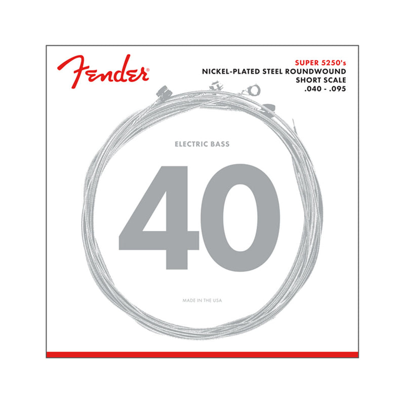 Cuerdas para Bajo Fender SUPER 5250'S NICKEL PLATED Short Scale calibre 40 - 95