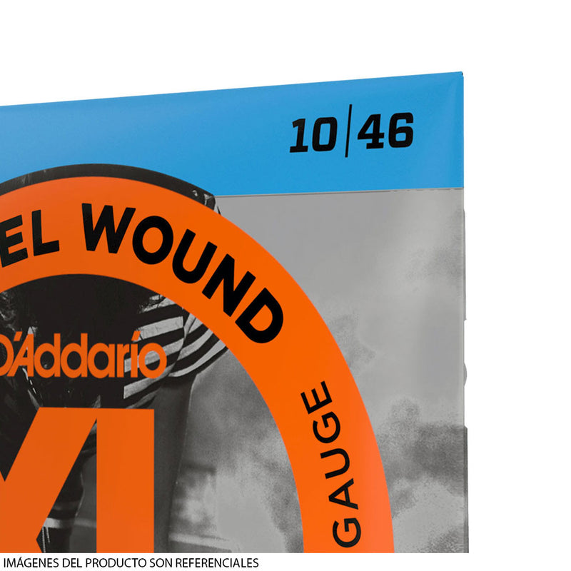 Cuerdas D'Addario para Guitarra Eléctrica EXL110 Nickel Wound Calibre 0.010 - 0.046