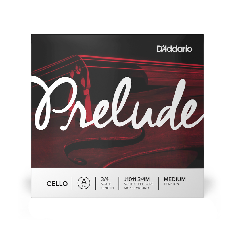 Cuerdas D'addario para Cello 3/4 Prelude J1011 3/4M Medium Tension