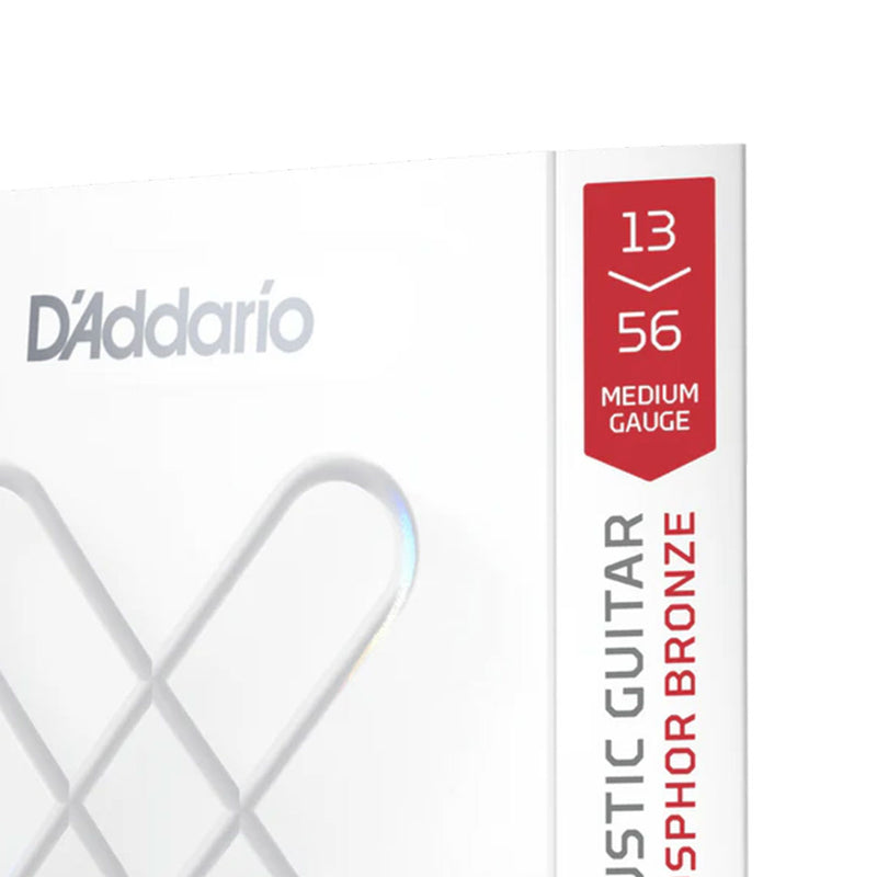 Cuerdas D'Addario para Guitarra Acústica XSAPB1356 Phosphor Bronze Calibre 0.013 - 0.056