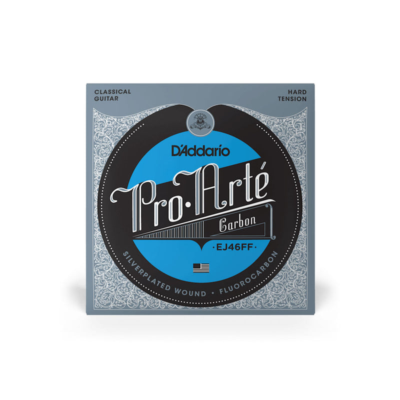 Cuerdas D'Addario para Guitarra Acústica de Nylon Pro Arté EJ46FF Hard Tension
