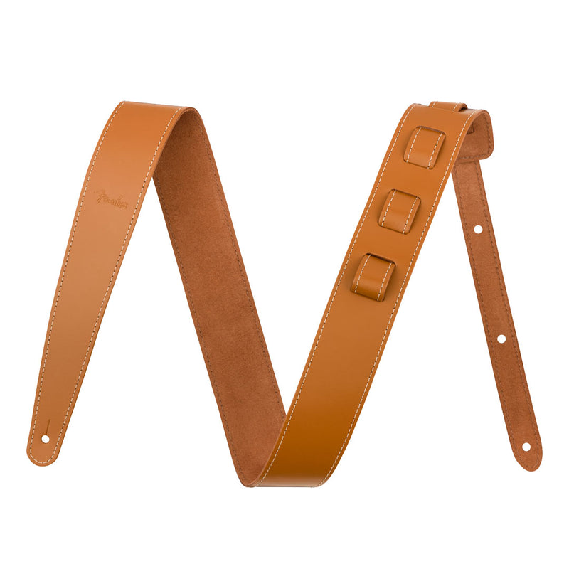 Correa Fender Essential de cuero - Tan