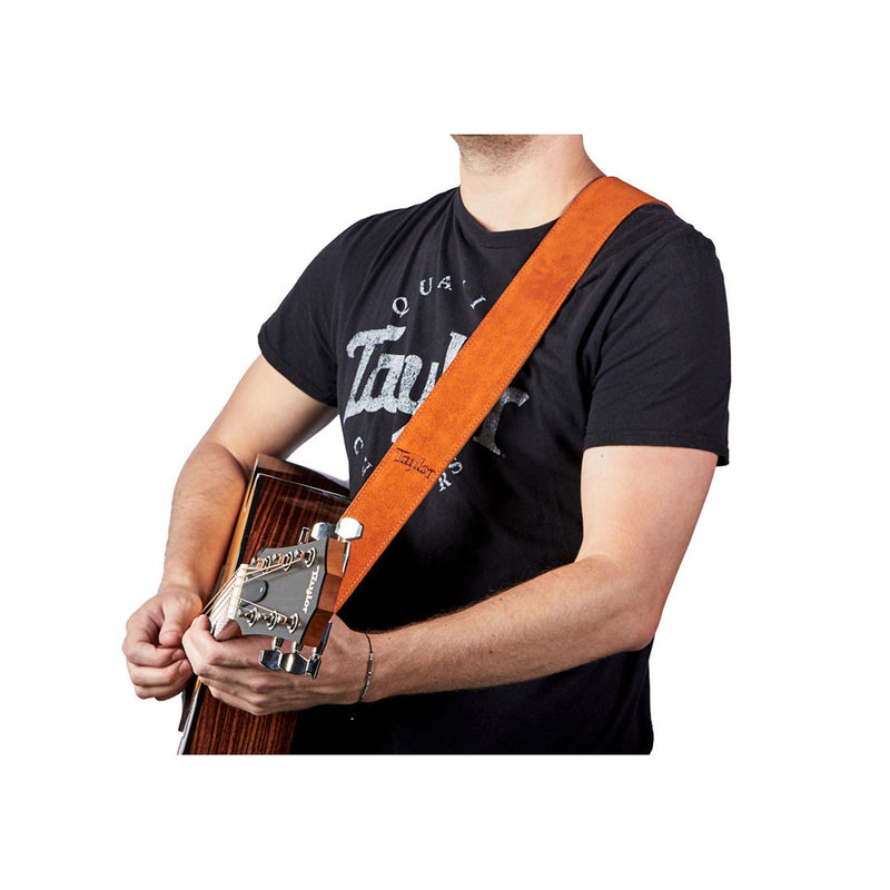 Correa para guitarra Taylor Embroidered Suede - Honey (Modelo 4402-25)