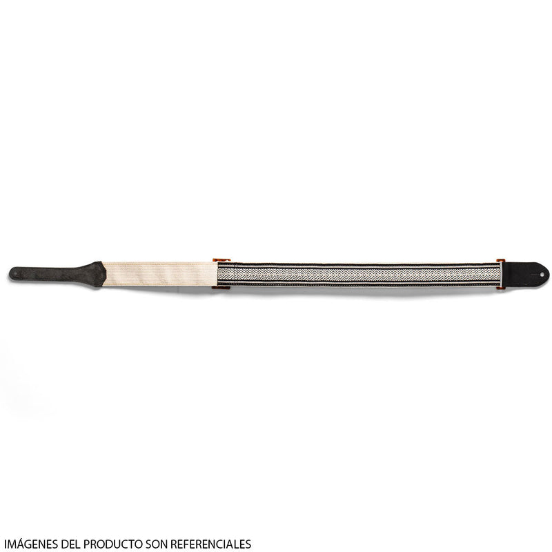 Correa para Guitarra Taylor Academy Algodón Jacquard de 2'' - Blanco/Negro (Modelo 4004-20)
