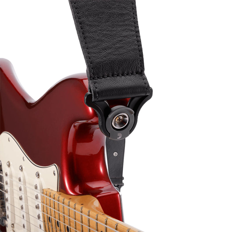 Correa para Guitarra D'addario Comfort Leather Auto Lock 30BAL00 - Black