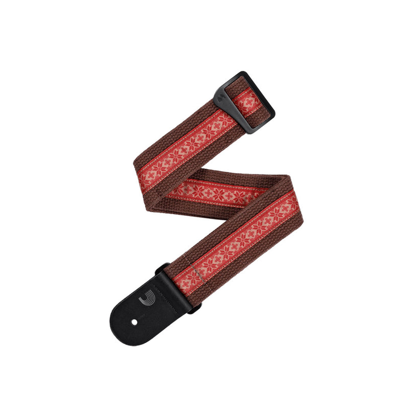 Correa para Guitarra D'addario Deluxe Cotton 50CT04-DX - Brown