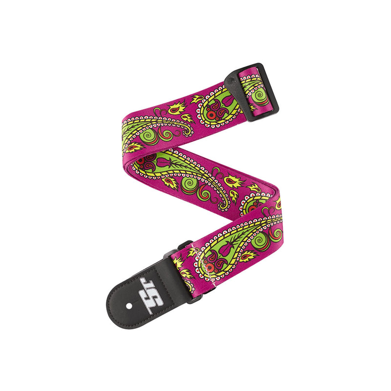 Correa para Guitarra D'addario Joe Satriani Woven 50JS14 - Paisley Purple