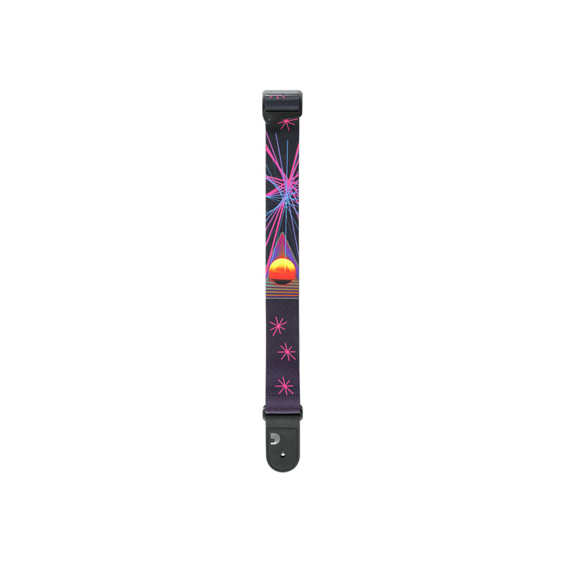 Correa para Guitarra D'addario Outrun Polyester 50RUN80 - Neon Stars