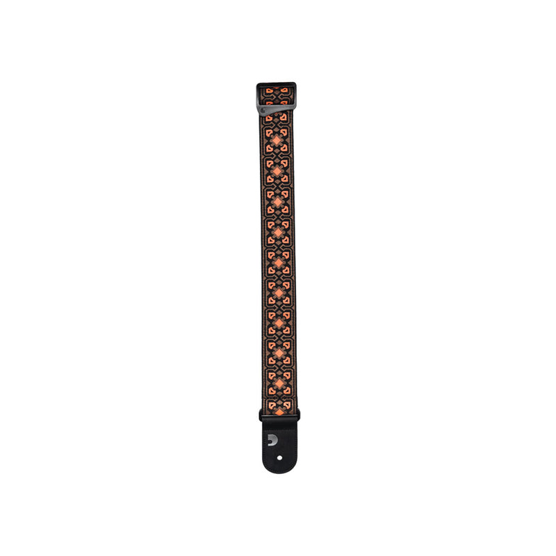Correa para Guitarra D'addario Eco Guitar Straps 50RW02 - Brown & Orange