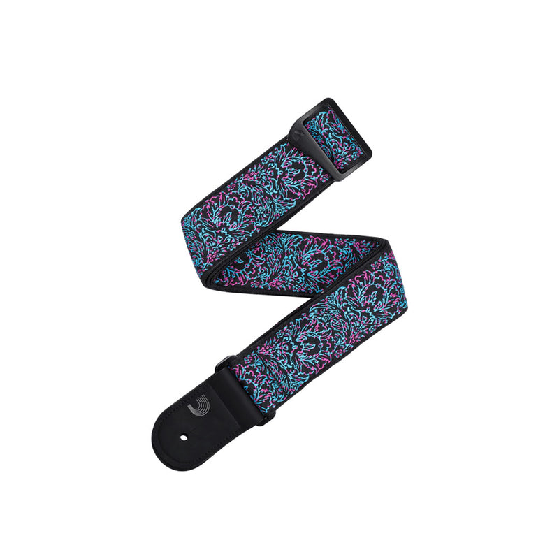 Correa para Guitarra D'addario Eco Guitar Straps 50RW12 - Outrun Woven Glitch