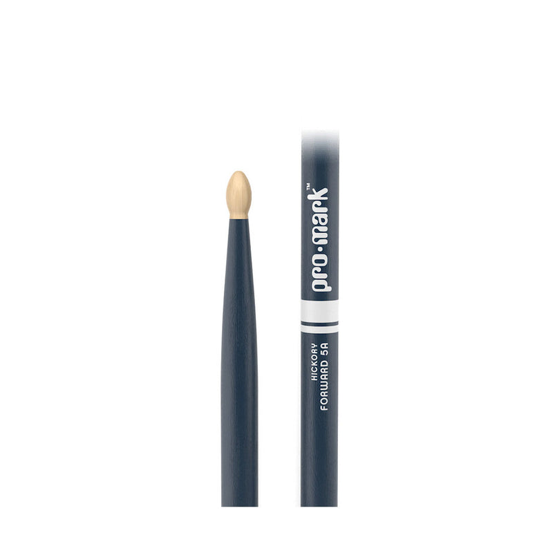 Baquetas Promark Classic Painted Forward 5A Punta de Madera TX5AW - Navy Blue