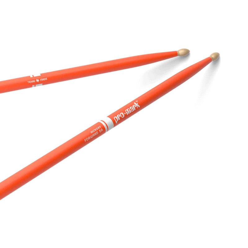 Baquetas Promark Classic Painted Forward 5A Punta de Madera TX5AW - Orange