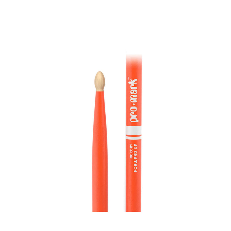Baquetas Promark Classic Painted Forward 5A Punta de Madera TX5AW - Orange