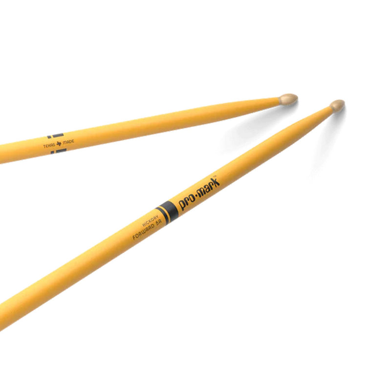 Baquetas Promark Classic Painted Forward 5A Punta de Madera TX5AW - Yellow