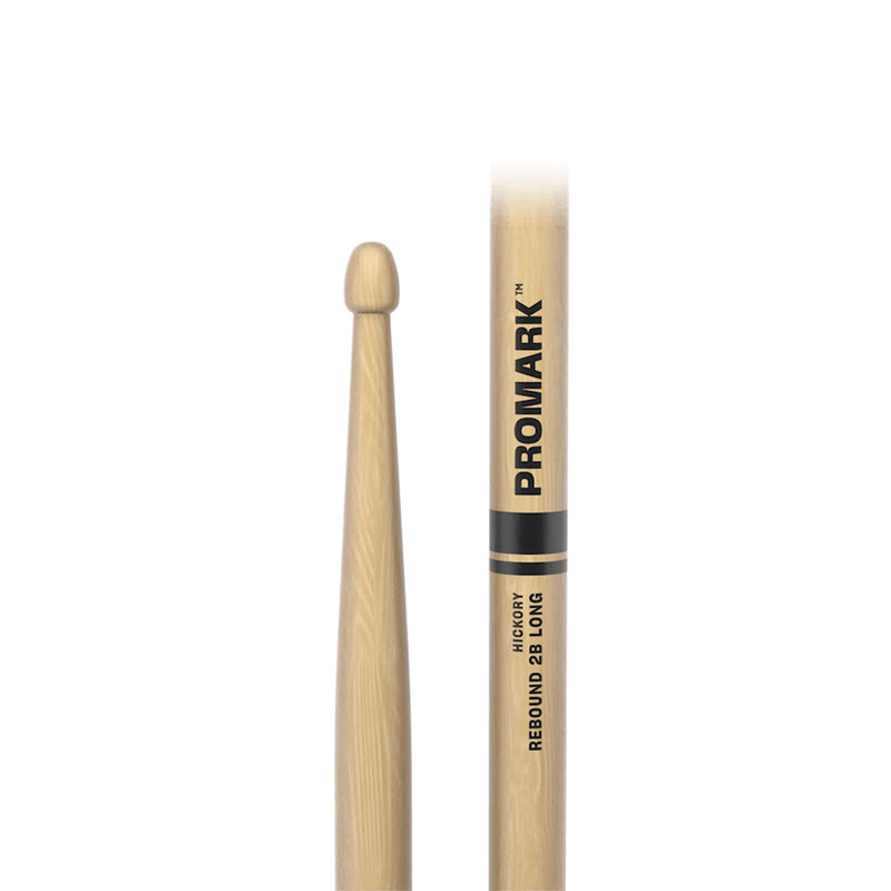 Baquetas Promark Rebound 2B Long RBH625LAW - Lacquered Hickory
