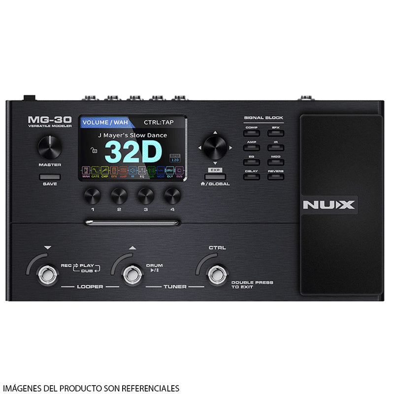 Pedalera Multiefecto NUX MG-30