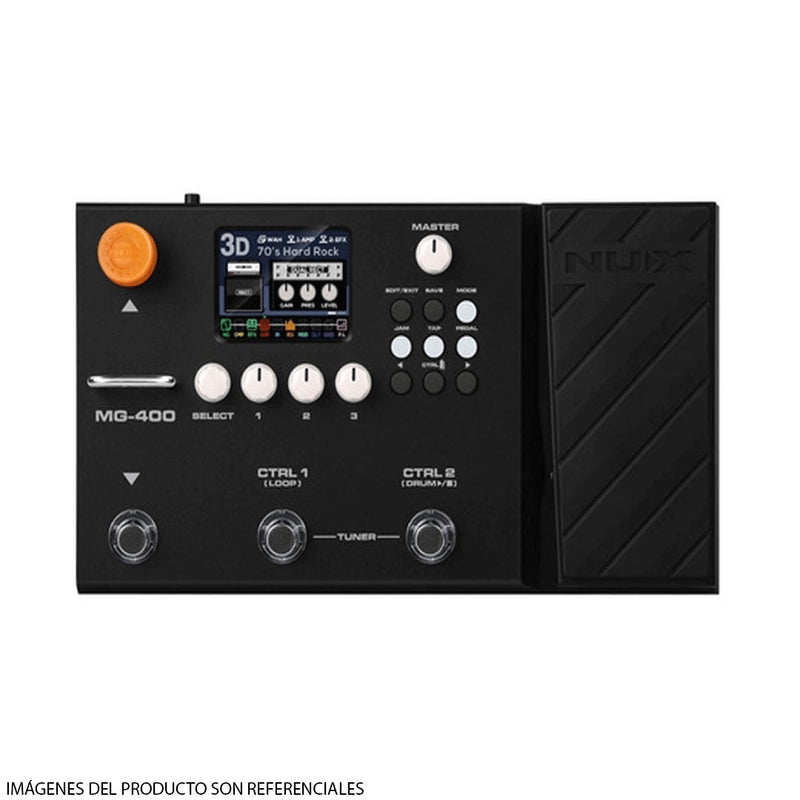 Pedalera Multiefecto NUX MG-400 Modeling Guitar & Bass Processor