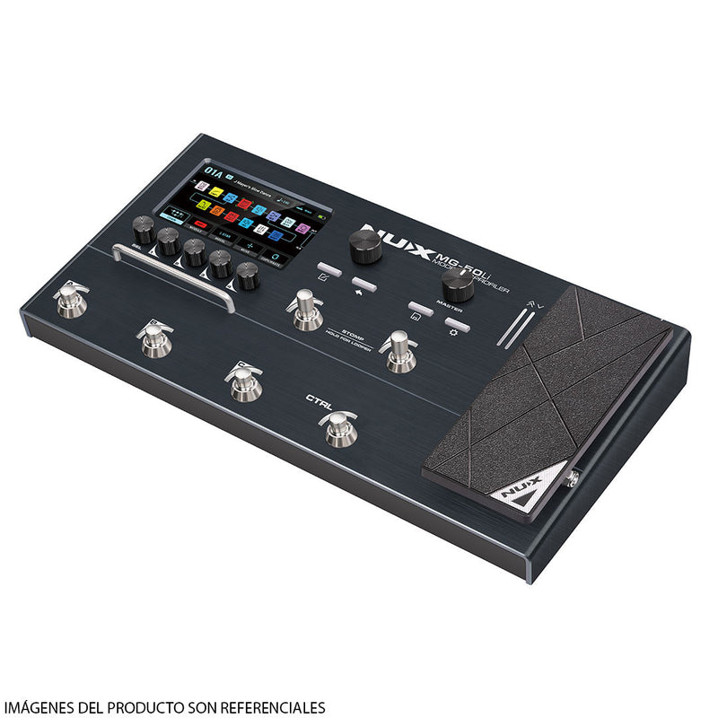 Pedalera Multiefecto y Modelador NUX MG-50Li - Blue