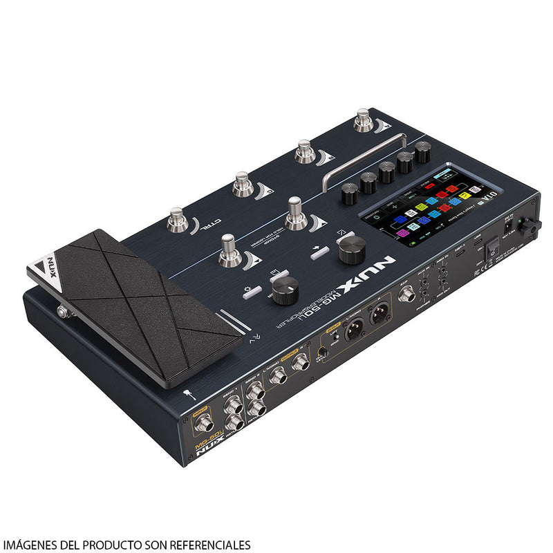 Pedalera Multiefecto y Modelador NUX MG-50Li - Blue