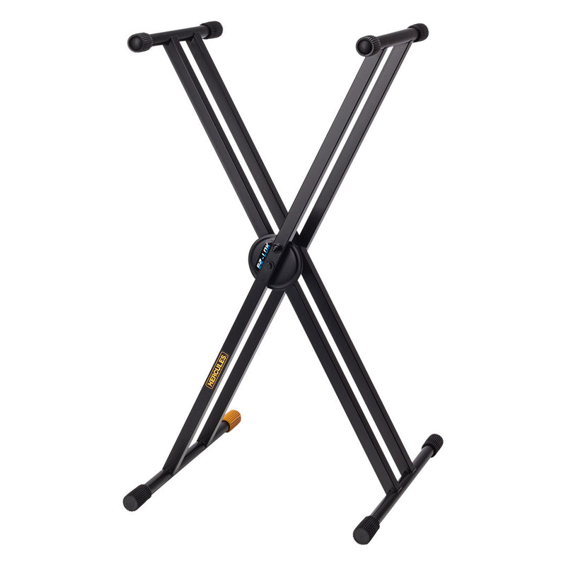 Soporte para Teclado Hercules Doble X EZ-LOK KS-120B
