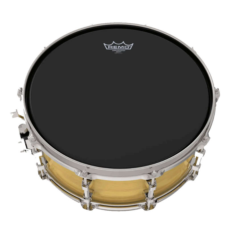 Parche Remo Ambassador Ebony ES-0014-00 de 14" - Negro