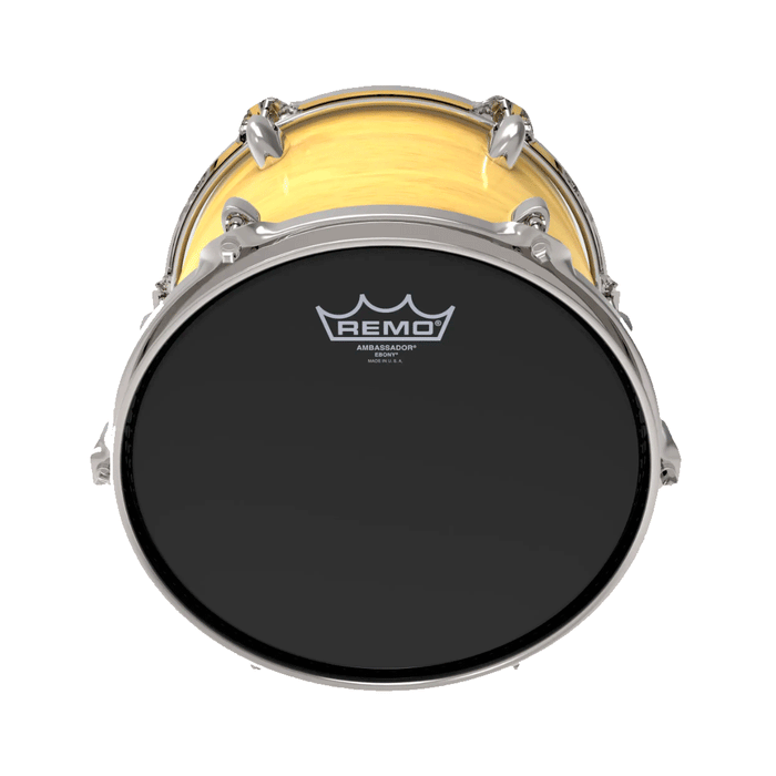 Parche Remo Ambassador Ebony ES-0014-00 de 14" - Negro