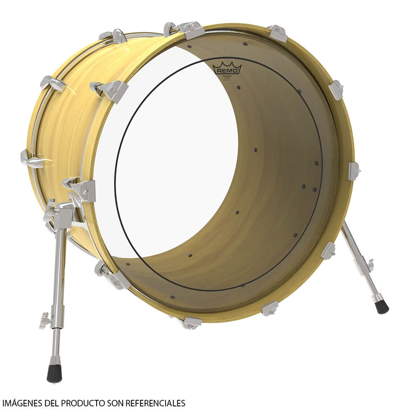 Parche Remo Pinstripe Clear PS-0316-00 de 16" Transparente