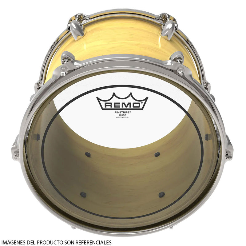Pack de Parches Remo Propack PP-0260-PS con Pinstripe Clear de 10",12",14", Powerstroke 3 Clear de 22" (Bombo) y Ambassador Coated de 14" (Tarola)