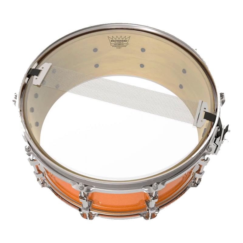 Parche Resonante para Tarola Remo Ambassador Hazy Snare Side Remo SA-0114-00 de 14" - Transparente