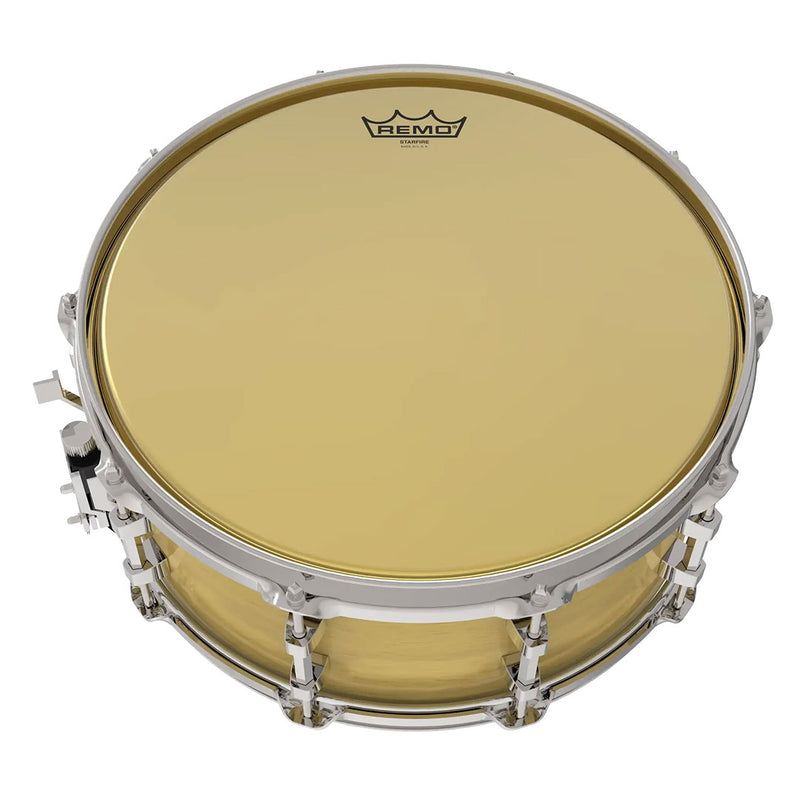 Parche Remo Ambassador Starfire Gold GD-0015-00 de 15" - Dorado
