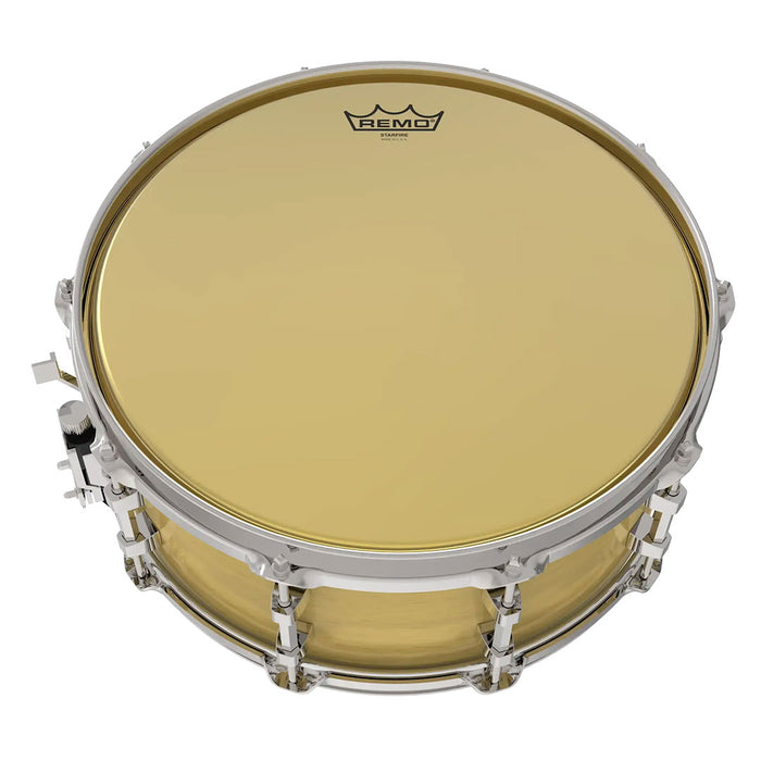 Parche Remo Ambassador Starfire Gold GD-0015-00 de 15" - Dorado