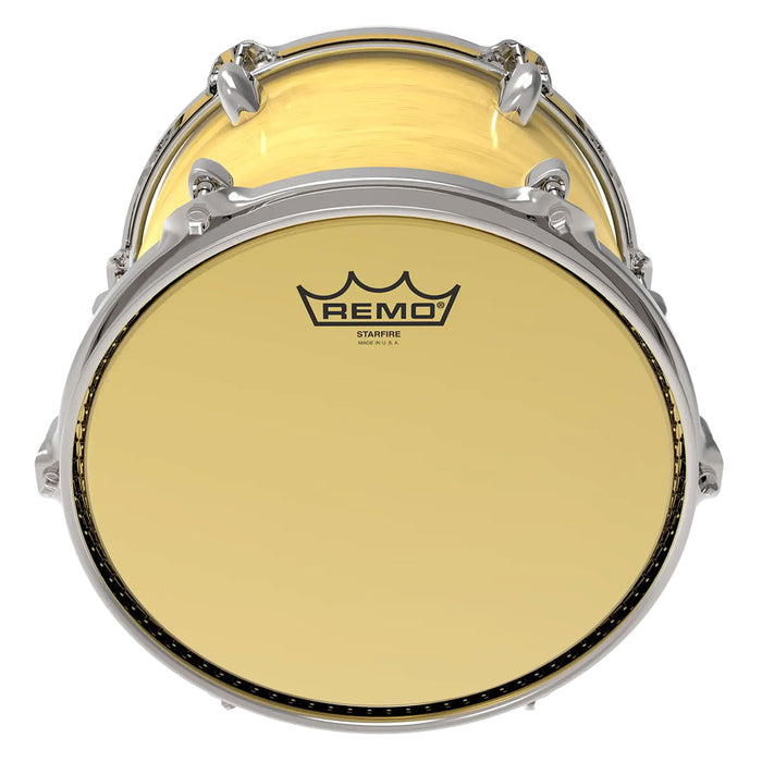 Parche Remo Ambassador Starfire Gold GD-0015-00 de 15" - Dorado