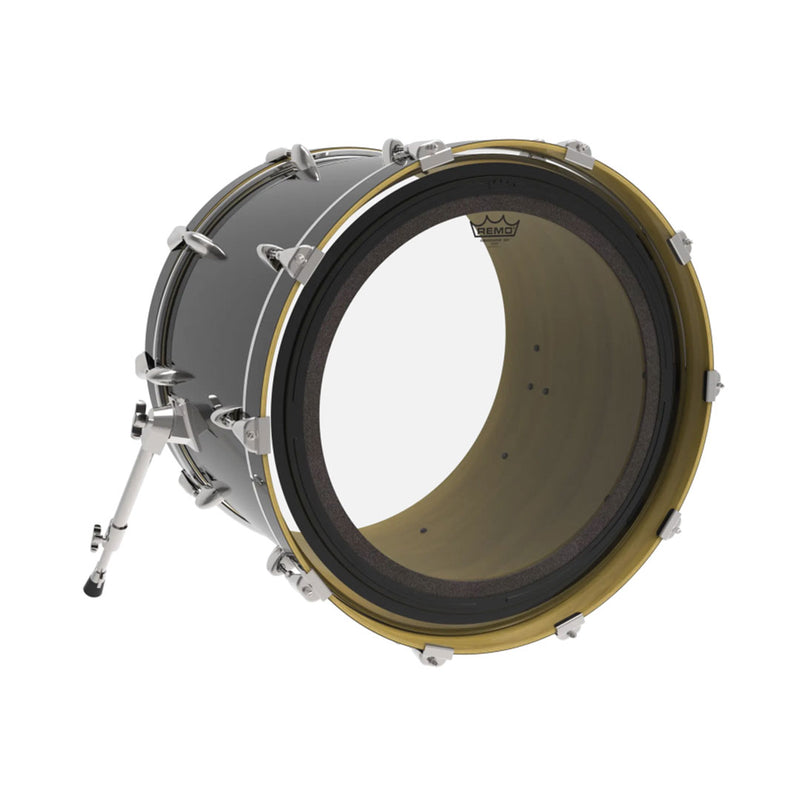 Parche para Bombo Remo Ambassador SMT Clear BR-1322-00-SMT de 22"