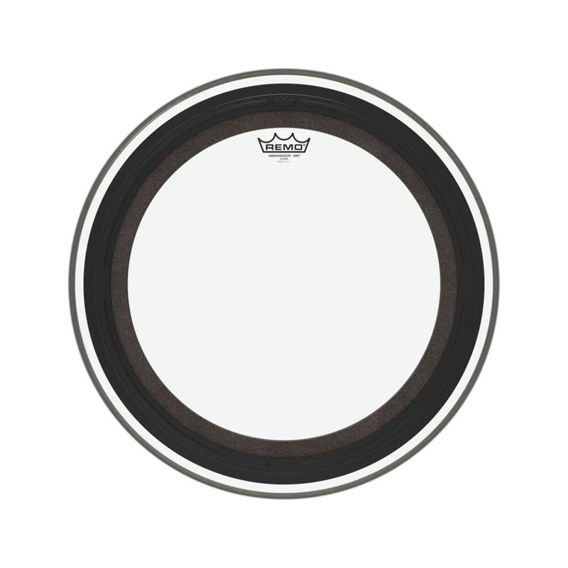 Parche para Bombo Remo Ambassador SMT Clear BR-1322-00-SMT de 22"