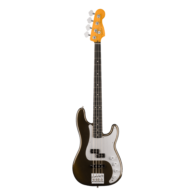 Bajo Eléctrico Fender American Ultra II Precision Bass con diapasón de Ébano - Texas Tea